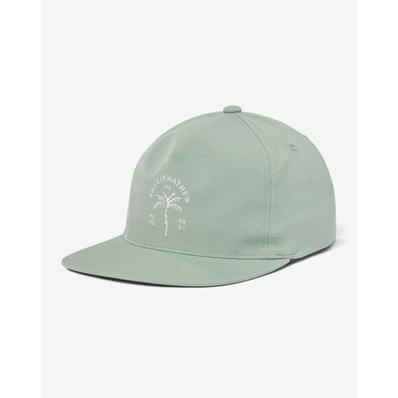 TRAVIS MATHEW Men's Finally There Snapback Hat One Size In Jadeite - Picture 2 of 9